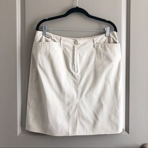 Lauren Ralph Lauren Cotton Khaki Skirt Size 14